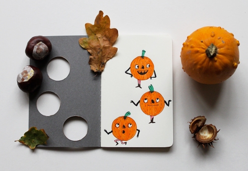 halloween-pumpkin-notebook-heidi-burton-moleskine-journal-inside